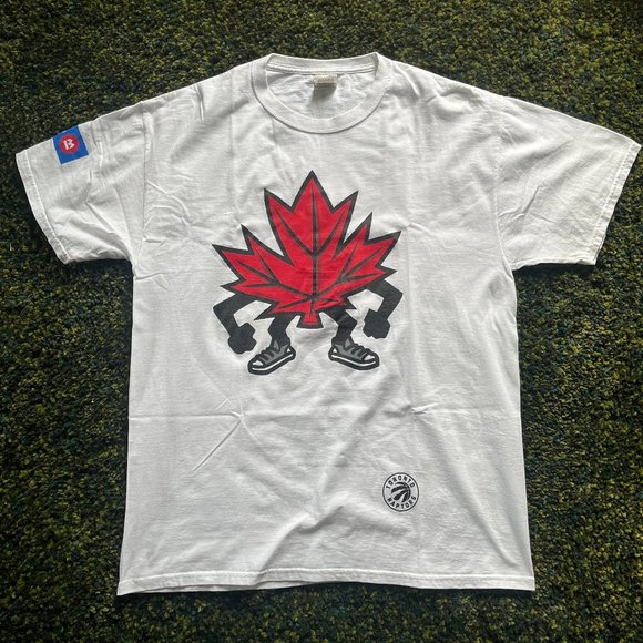 Jerzees Toronto Raptors Maple Leaf Playoff T (L) - Picture 1 of 3
